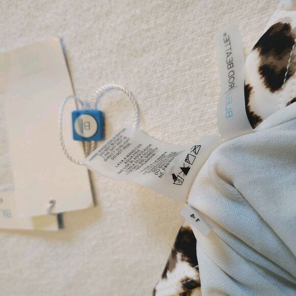 Bleu Rod Beattie Animal Print Soft Cup Adjustable Strap One Piece Size 14 NWT - Picture 10 of 13